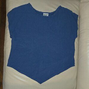 100% cotton blue T-shirt